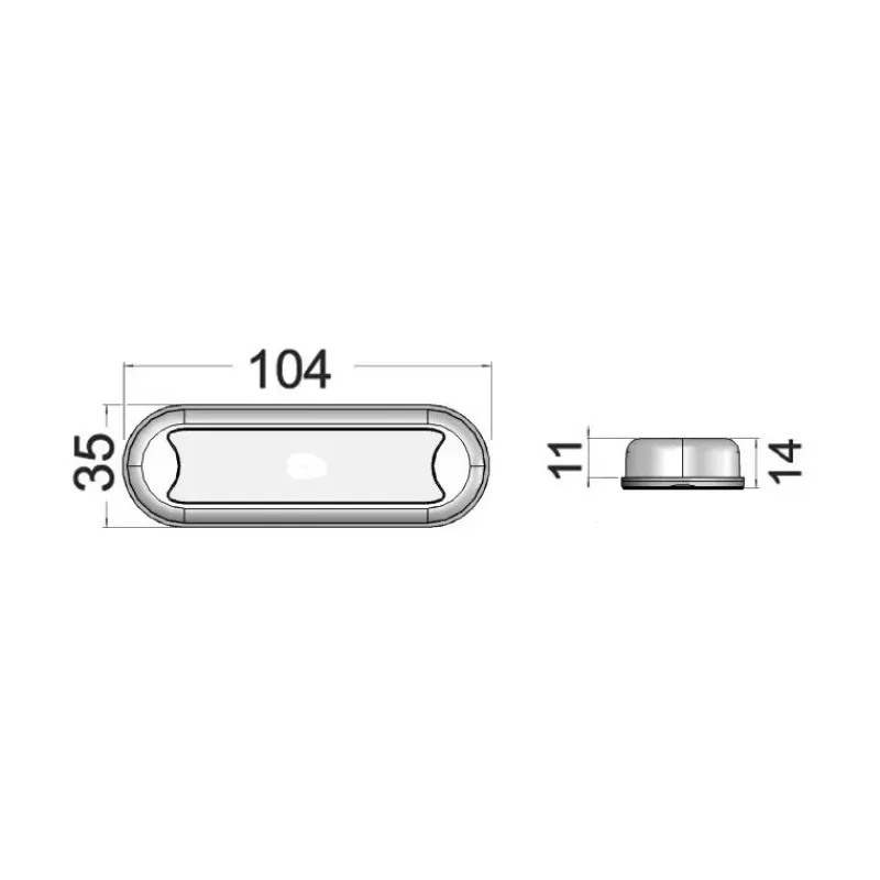 Outlet Compact LED | 104 x 35 mm Eclairage & Lampe·Eclairage Extérieur|Eclairage & Lampe·Rail Et Réglette
