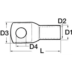 Cosse a œil Ø 6 mm*Osculati New