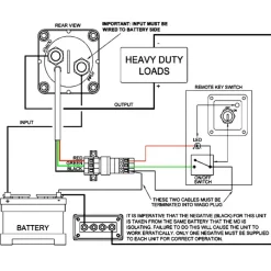 Coupe-batterie avec commande à distance*Osculati Clearance