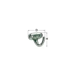 Crochet inox 25 x 25 mm*Osculati
