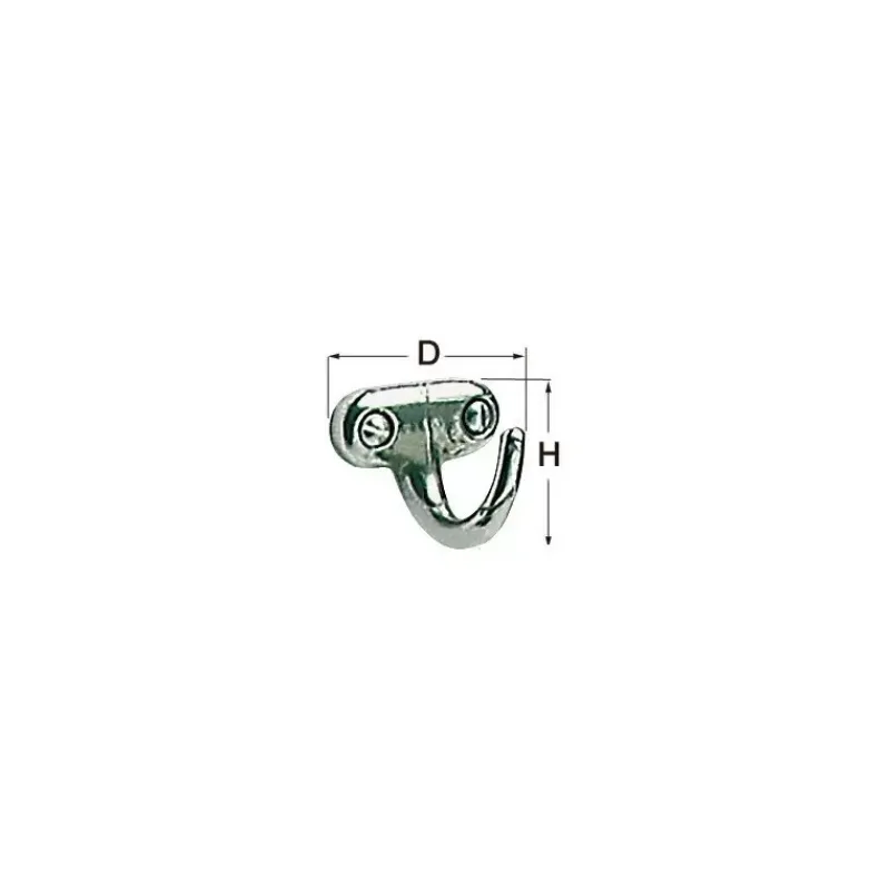 Crochet inox 25 x 25 mm*Osculati