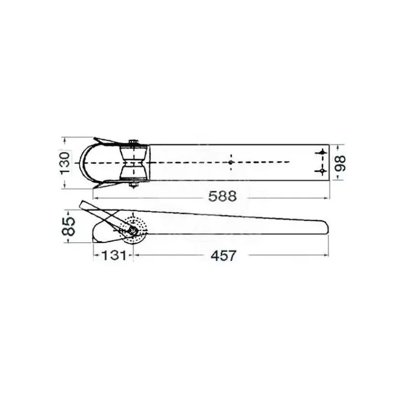 Discount Davier inox long Mouillage, Ancre, Chaîne & Bouée·Davier & Écubier