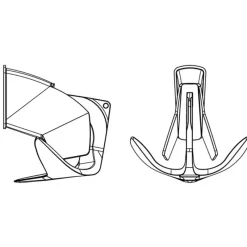 Outlet Davier pour ancre Trefoil Mouillage, Ancre, Chaîne & Bouée·Davier & Écubier