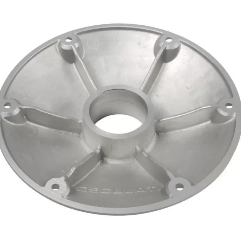 New Embase anodisé robuste pour pied 60 mm Table & Pied·Pied De Table|Equipement Intérieur·Système Pour Table Amovible