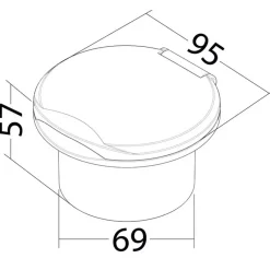 Outlet Entrée d'eau Classic Evo Réservoir D'Eau·Coupelle Remplissage & Boîtier D'Eau|Réservoir D'Eau·Nable, Coupelle & Boîtier D'Eau