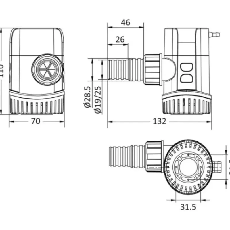 Europump G600 | 38 L/min*Osculati Discount