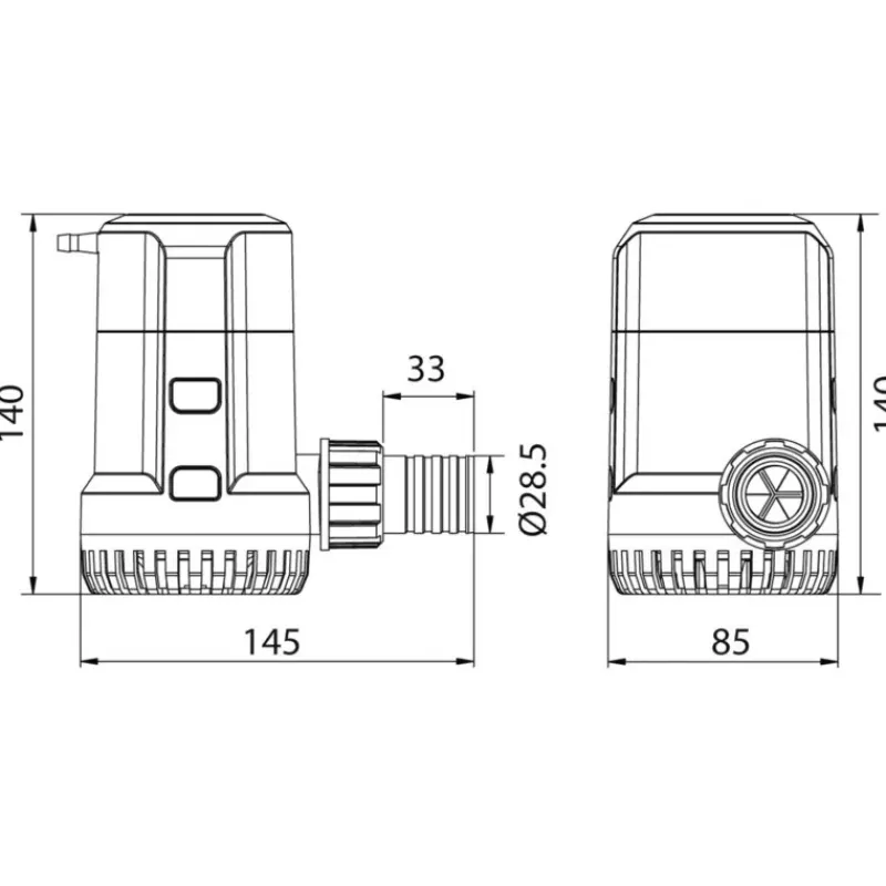 Europump G2000 | 128 L/min*Osculati Outlet