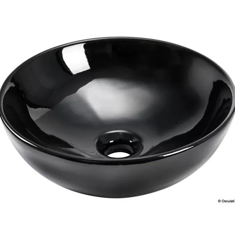 Evier céramique sphérique noir*Osculati Sale