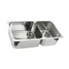 Evier double cuve inox | 600 x 320 mm*Osculati