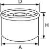 Outlet Filtre à huile 3850559 | VOLVO et MERCRUISER Entretien Moteur·Filtre À Huile
