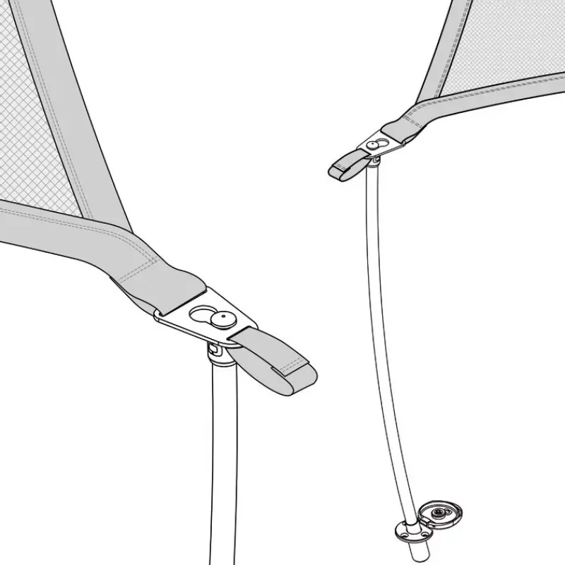 Hampe flexible pour taud | fibre de verre et carbone Confort Extérieur - Cockpit·Accessoires Bimini & Taud De Soleil