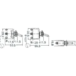 New Interrupteur à levier Distribution & Protection·Interrupteur Ac/Dc (230V Et 12V)|Distribution & Protection·Interrupteur Ac/Dc
