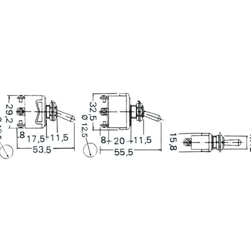 New Interrupteur à levier Distribution & Protection·Interrupteur Ac/Dc (230V Et 12V)|Distribution & Protection·Interrupteur Ac/Dc