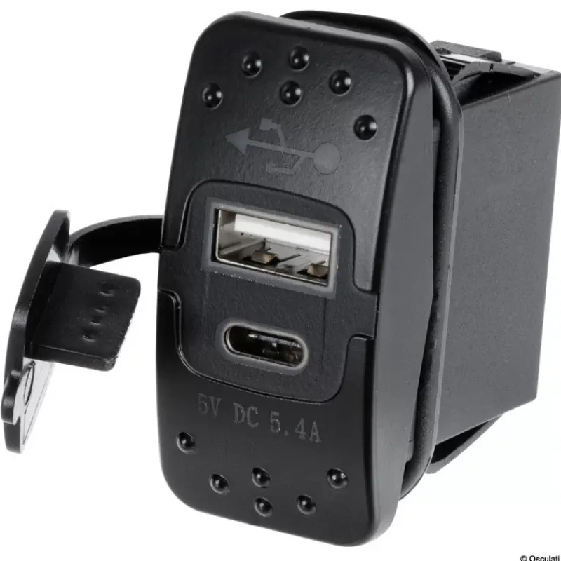 Interrupteur USB-2,4 & USB-C*Osculati Best