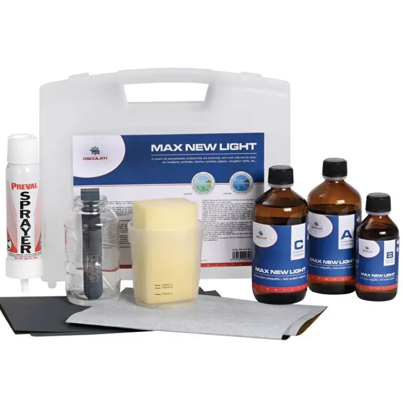 New Kit de rénovation hublot Max new Light Produit D'Entretien Et De Nettoyage·Entretien Des Plastiques Et Pvc