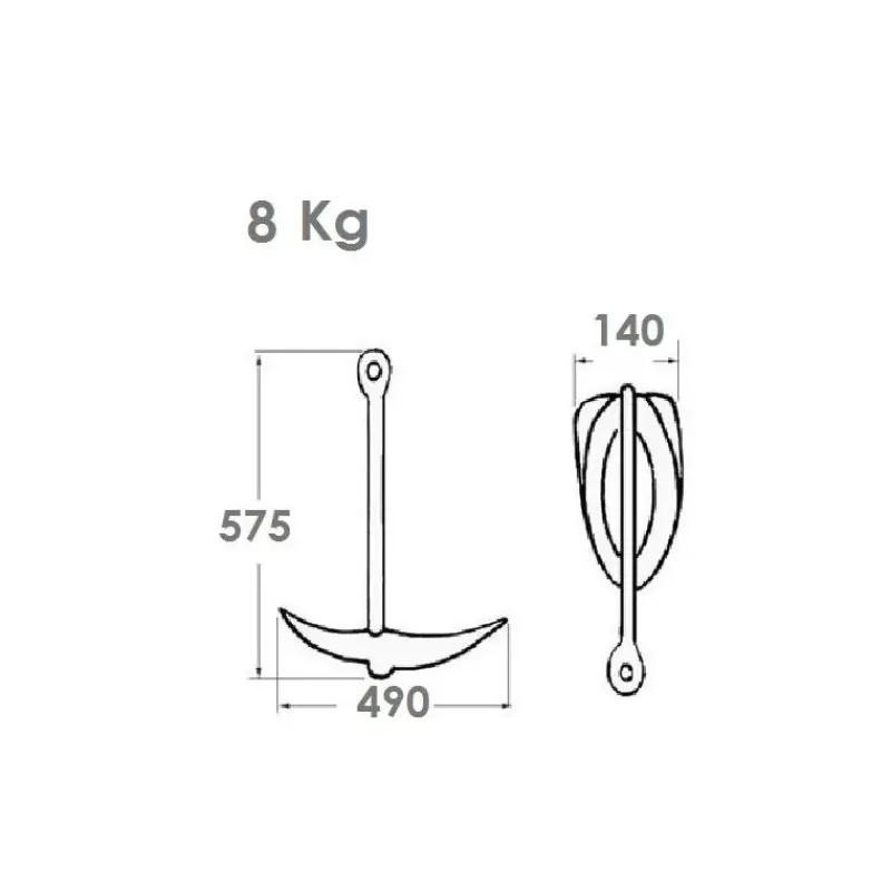 Sale Kit mouillage 8 Kg Mouillage, Ancre, Chaîne & Bouée·Mouillage Complet