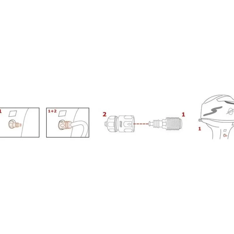 Outlet Kit raccords de rinçage moteur hors-bord Entretien Moteur·Accessoires Entretien & Vidange