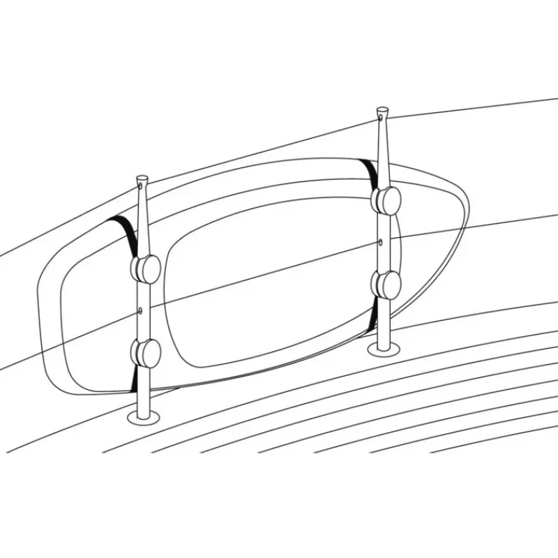 Kit sangles support SUP ou passerelle sur balcon*Osculati Online