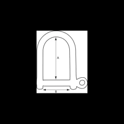 Online Manille lyre acier galva Manille & Petit Accastillage·Manille