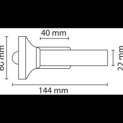 Hot Mini one LED Bouée De Sauvetage, Engin Flottant & Perche Ior·Feu À Retournement