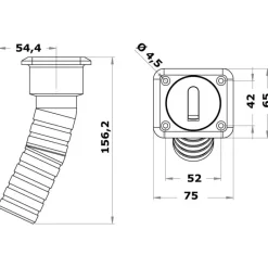 Discount Nable Square col long Réservoir D'Eau·Nable, Coupelle & Boîtier D'Eau|Accastillage De Pont·Nable