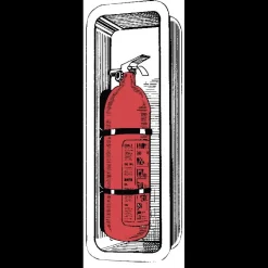 Niche encastré pour extincteur 1 Kg*Osculati Hot