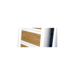 Outlet Passerelle pliante Aluminium vernis blanc et Iroko Equipement De Pont·Passerelle & Rampe