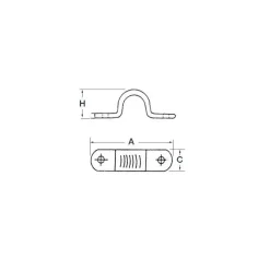 Pontet plat inox*Osculati Online