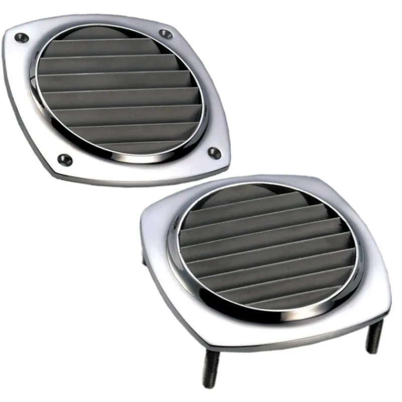 Outlet Prise d'air inox moulé 46 cm² | ø 100 mm Grille & Aération·Grille D'Aération|Equipement Moteur In-Bord·Ventilation