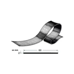 Online Profil en EPDM 60 x 2 Produits De Réparation·Pneumatique, Pvc Et Hypalon