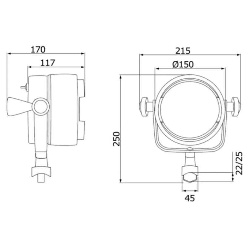 Projecteur Night Eye - version LED*Osculati Sale