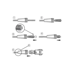 Clearance Ridoir montage rapide Accastillage De Pont·Filière Et Accessoire Filière