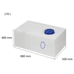 Best Réservoir rigide eau potable | 163 L Réservoir D'Eau·Réservoir Eau Propre|Réservoir D'Eau·Réservoir Eaux Propres