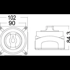 Selecta MKllI commutateur batterie*Osculati