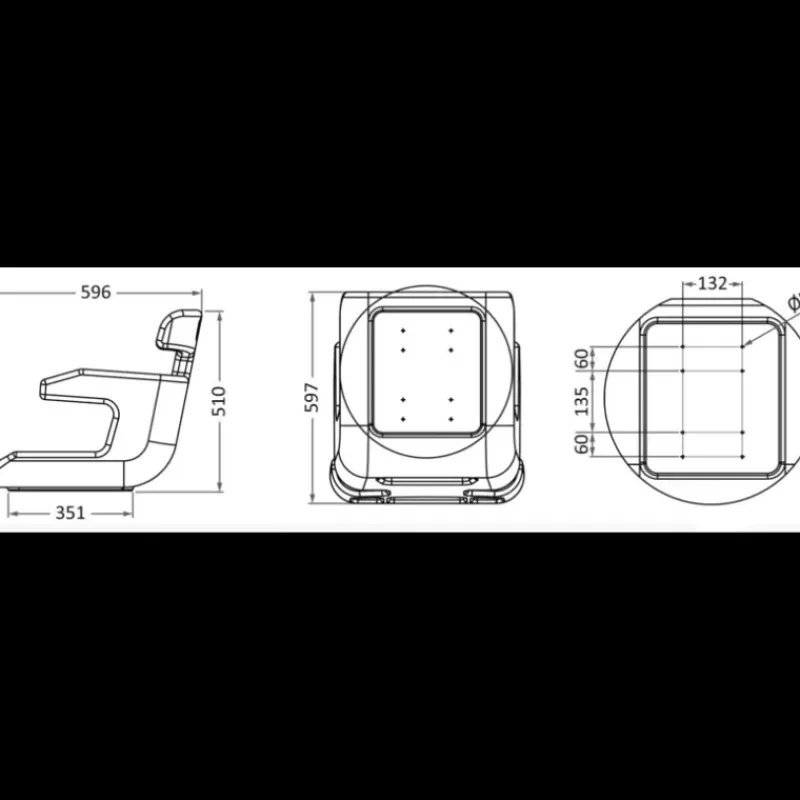 Hot Siège coque Confort Poste De Pilotage·Siège & Fauteuil Pilote