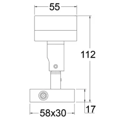 Hot Spot articulé Laguna 1 LED HD Eclairage & Lampe·Applique Lumineuse|Eclairage & Lampe·Applique