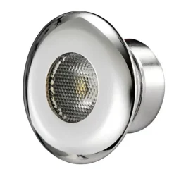 Spot LED de courtoisie en inox poli miroir 3W*Osculati Outlet