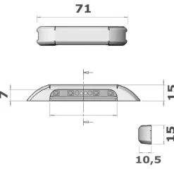 Spot LED inox extérieur*Osculati Best
