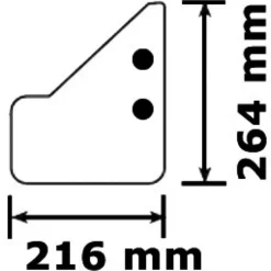 Stabilisateur hydrofoil moteur HB | 50 à 200 cv*Osculati Online