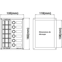 Clearance Tableau électrique alu 6 interrupteurs Distribution & Protection·Tableau Électrique|Distribution & Protection·Tableau Électrique