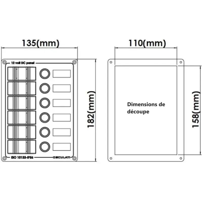 Clearance Tableau électrique alu 6 interrupteurs Distribution & Protection·Tableau Électrique|Distribution & Protection·Tableau Électrique