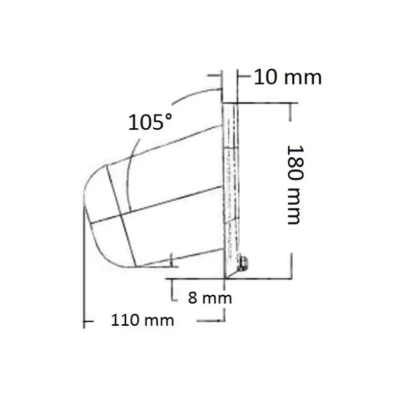 Trappe avec coffre 47 x 18 cm Accastillage De Pont·Trappe & Coffre