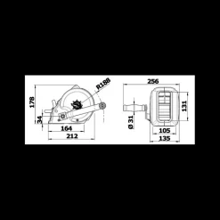 Treuil 450 Kg caréné Matériel De Remorque·Treuil De Remorque & Mise À L'Eau