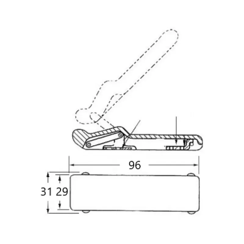 Outlet Verrou sauterelle anti-vibration caoutchouc Poignée, Verrou & Fermeture Extérieures·Verrou Sauterelle Et À Levier|Poignée, Verrou & Fermeture Extérieures·Verrou Sauterelle Et À Levier