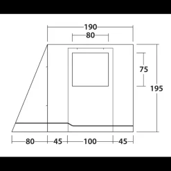 Clearance Backroads Awning Room | F45s F43Van / TO5200 Vw T5 / T6|Store·Habillage, Paroi & Côté De Store
