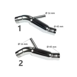 PALBY Coude d’échappement VOLVO Penta MD 1-3, 6, 7, 11, 17*PALBY Marine