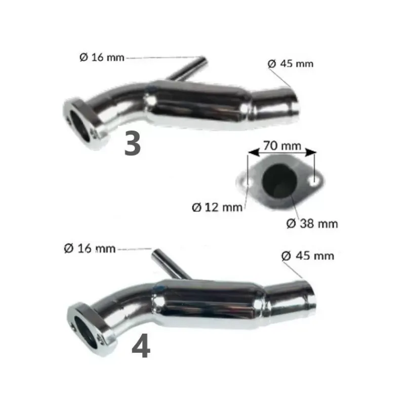 PALBY Coude d’échappement VOLVO Penta MD 1-3, 6, 7, 11, 17*PALBY Marine