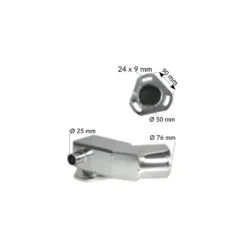 PALBY Coude d’échappement YANMAR série 4JHT*PALBY Marine Outlet