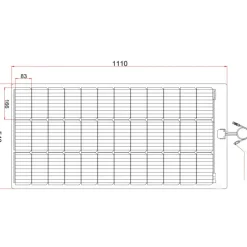 Panneau solaire souple PERC Flex 115 W | Connexion MC4*Energie Mobile Sale