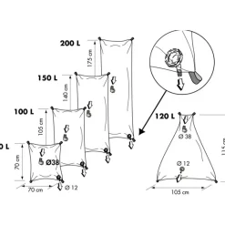 Chambre 150 L pour reservoir souple*Plastimo Discount